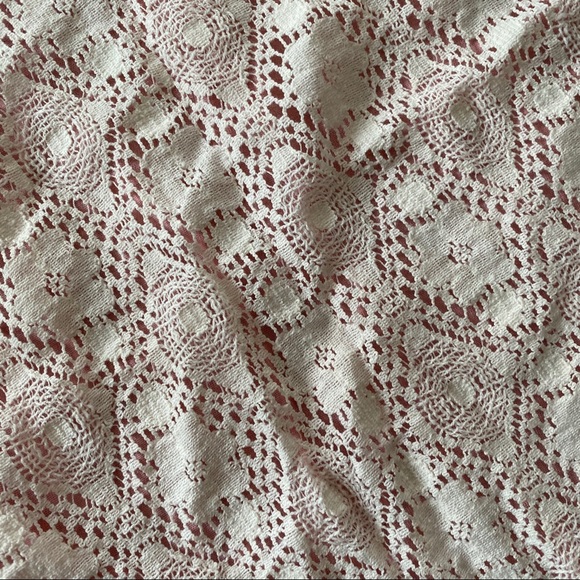 Coral Pink Lace Back Tank Top Size Small - Picture 4 of 4